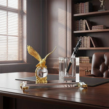 Gold Globe Desktop Gift With Crystal Pen Holder Set — Kenya · WIMU Kitchen