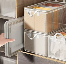 Transparent Closet Organiser with Steel Frame - Clear Grid Storage Box in Medium or Large — WIMU Kitchen Nairobi — Kenya · WIMU Kitchen