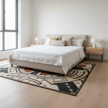 Isla Afro Basket Medallion Rug 160x230 / 200x290cm — view 2 — Kenya · WIMU Kitchen