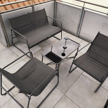 Samoa 4 Piece Garden Furniture Set with Table — view 3 — Kenya · WIMU Kitchen