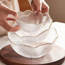Gold Rim Glass Salad Bowl Set — WIMU Kitchen Nairobi — Kenya · WIMU Kitchen