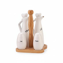 Porcelain Oil, Vinegar, Salt and Pepper Condiment Set — WIMU Kitchen Nairobi — Kenya · WIMU Kitchen