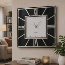 50cm Decorative Silver Wall Clock — WIMU Kitchen Nairobi — Kenya · WIMU Kitchen