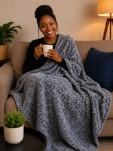 Textured Fleece Blanket – Soft Plush 200×230cm Throw (6 Colours) — WIMU Kitchen Nairobi — Kenya · WIMU Kitchen