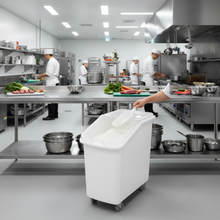102 Litres Mobile Ingredient Commercial Bin with Wheels and Scoop – KAP0254 — Kenya · WIMU Kitchen