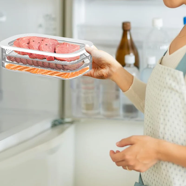 3-in-1 stackable fridge container set for bacon, cheese and deli meats | WIMU Kitchen Kenya — Kenya · WIMU Kitchen Nairobi