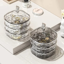 Rotating Acrylic Jewellery Organiser – 360° Makeup & Jewellery Storage Display — WIMU Kitchen Nairobi — Kenya · WIMU Kitchen