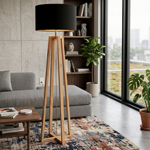 Wooden Floor Lamp – 40 × 150 cm — WIMU Kitchen Nairobi — Kenya · WIMU Kitchen