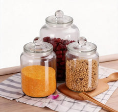 Acrylic Storage Jars with Airtight Knob Lids - Clear Shatter-Resistant Jars in 1.5L, 3.2L and 6L — WIMU Kitchen Nairobi — Kenya · WIMU Kitchen