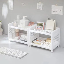 Double Layer Desktop Storage Rack in White PP — WIMU Kitchen Nairobi — Kenya · WIMU Kitchen