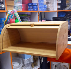 Bakery-Fresh Bread, Zero Staleness: Large Bamboo Roll-Top Bin — Kenya · WIMU Kitchen