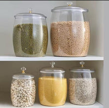 Transparent Sealed Storage Jar — WIMU Kitchen Nairobi — Kenya · WIMU Kitchen