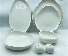 27-Piece Ceramic Dinner Set – Minimalist Coordinated Dinnerware (3 Designs) — WIMU Kitchen Nairobi — Kenya · WIMU Kitchen