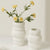 2 Piece Ceramic Vase Set - Coordinating Vases for Fresh, Dried or Standalone Display — WIMU Kitchen Nairobi
