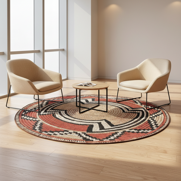 Oriental Weavers Isla Round Tribal Basket Weave Rug, Indoor and Outdoor, 160cm or 200cm — WIMU Kitchen Nairobi — Kenya · WIMU Kitchen Nairobi