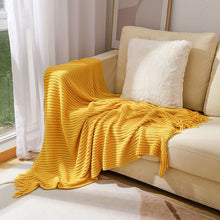 Knitted Throw Blanket 130 x 170cm - Soft Textured Throw for Sofas, Beds and Armchairs — WIMU Kitchen Nairobi — Kenya · WIMU Kitchen