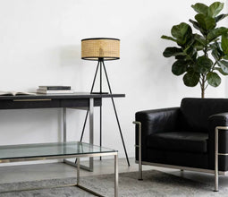 Rattan Floor Lamp – 45 × 145 cm — WIMU Kitchen Nairobi — Kenya · WIMU Kitchen