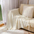 Knitted Throw Blanket 130 x 170cm - Soft Textured Throw for Sofas, Beds and Armchairs — WIMU Kitchen Nairobi