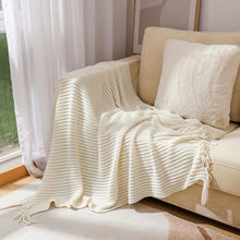 Knitted Throw Blanket 130 x 170cm - Soft Textured Throw for Sofas, Beds and Armchairs — WIMU Kitchen Nairobi — Kenya · WIMU Kitchen