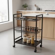 3 Tier Storage Cart With Wheels — Kenya · WIMU Kitchen