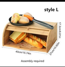 Bakery-Fresh Bread, Zero Staleness: Large Bamboo Roll-Top Bin — Kenya · WIMU Kitchen