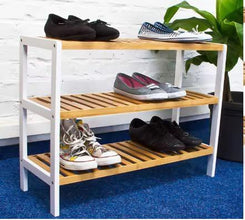 3 Layer Bamboo Shoe Rack 70 x 25 x 55cm - Nairobi — view 3 — Kenya · WIMU Kitchen