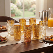 Crystal Gold Long Drinking Glass 360ml - Nairobi — view 2 — Kenya · WIMU Kitchen