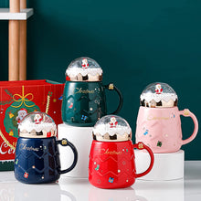 Ceramic Santa Christmas Cup with Lid, Gift Boxed — view 2 — Kenya · WIMU Kitchen