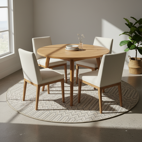 Oriental Weavers Oria Round Chevron Flat Weave Rug, 160cm or 200cm — WIMU Kitchen Nairobi — Kenya · WIMU Kitchen Nairobi