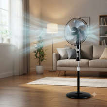 Sanford 16-Inch Stand Fan with LED Light, 3 Blades and 90 Degree Oscillation - SF902SFN — WIMU Kitchen Nairobi — Kenya · WIMU Kitchen