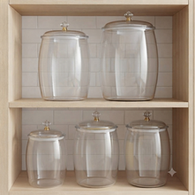 Transparent Sealed Storage Jar — WIMU Kitchen Nairobi — Kenya · WIMU Kitchen