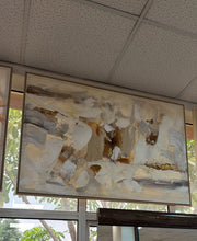 Abstract Oil Painting With Frame — Kenya · WIMU Kitchen