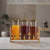 3 Piece 2.2L Juice and Beverage Dispenser Set with Bamboo Base and Gold Lid — WIMU Kitchen Nairobi
