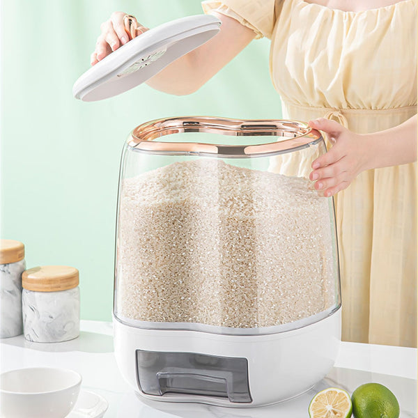 Apple-Shaped 10kg Rice, Grain & Cereal Dispenser with Easy-Pour Spout — WIMU Kitchen Nairobi — Kenya · WIMU Kitchen Nairobi