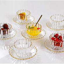 European Flower Glass Dessert & Fruit Bowl — WIMU Kitchen Nairobi — Kenya · WIMU Kitchen