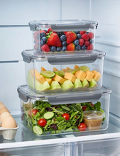 3PCS Large Rectangular Acrylic Lock & Lock BPA — Kenya · WIMU Kitchen