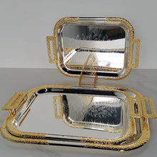 3-Piece Rectangular Stainless Steel Serving Tray Set — WIMU Kitchen Nairobi — Kenya · WIMU Kitchen