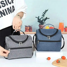 Square Thermal Lunch Bag – Oxford Insulated Bento Bag 24×17×21cm (Grey) — WIMU Kitchen Nairobi — Kenya · WIMU Kitchen