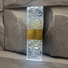 Textured Glass Wall Sconce, Gold Frame - Nairobi, Kenya — view 2 — Kenya · WIMU Kitchen