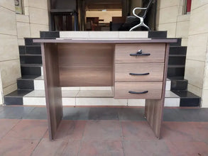 0.9m Brown Woodgrain Office Desk with 3 Drawers & Lock — WIMU Kitchen Nairobi — Kenya · WIMU Kitchen