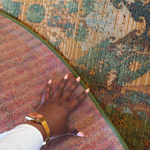 Isla Round Batik Abstract Rug 160cm / 200cm - Nairobi — view 4 — Kenya · WIMU Kitchen