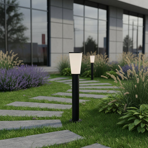 Aluminium Garden LED Bollard Light 7W - IP65 Corrosion-Resistant Surface Mounted LL 22BL-30-06-BK-WW — WIMU Kitchen Nairobi — Kenya · WIMU Kitchen Nairobi
