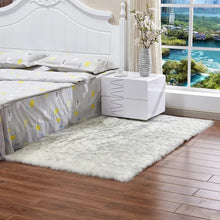 Faux Fur Area Rug - Soft Plush Shaggy Rug in White, Yellow, Grey or Brown — WIMU Kitchen Nairobi — Kenya · WIMU Kitchen