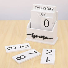 Wooden Block Calendar - Reusable Perpetual Day, Month and Date Display — WIMU Kitchen Nairobi — Kenya · WIMU Kitchen