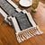 Bohemian Table Runner with Tassels 240cm - Textured Runner for Dining Tables, Sideboards and Consoles — WIMU Kitchen Nairobi