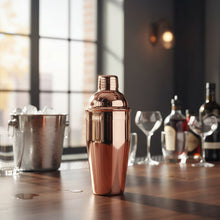 Rose Gold Cocktail Shaker – Stainless Steel, 550ml & 775ml — Kenya · WIMU Kitchen