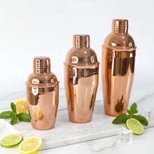 Rose Gold Cocktail Shaker – Stainless Steel, 550ml & 775ml (view 3) — Kenya · WIMU Kitchen