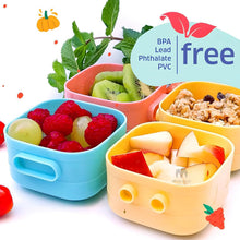 Transparent Stackable Portable BPA Free Food Grade Material Food Snack Container for Infant Baby Toddler Kids 120ml (4pcs) — Kenya · WIMU Kitchen