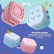 Transparent Stackable Portable BPA Free Food Grade Material Food Snack Container for Infant Baby Toddler Kids 120ml (4pcs) — Kenya · WIMU Kitchen