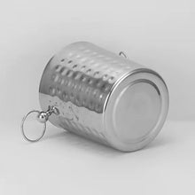 Hammered Stainless Steel Ice Bucket (view 5) — Kenya · WIMU Kitchen